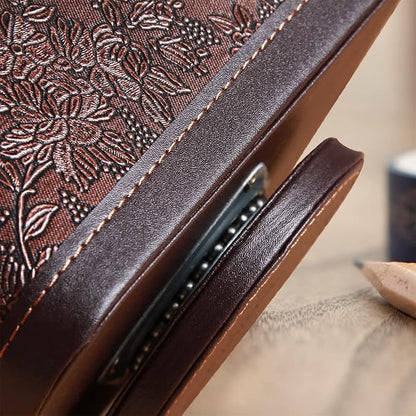Fanousy 360° Rotating Remote Control Holder, PU Leather TV Remote Caddy - Image 5