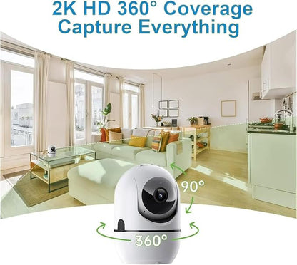 5G&2.4G WiFi Indoor Camera for Home Security, Pan/Tilt Baby/Pet Camera - Image 9