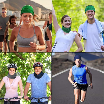 Geyoga 6 Pieces Summer UV Protection Cooling Neck Gaiter Face Clothing Neck - Image 4