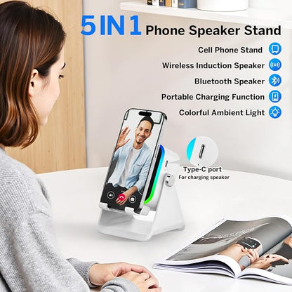 Wireless Induction Speaker 5-in-1 Bluetooth Speaker - Image 3