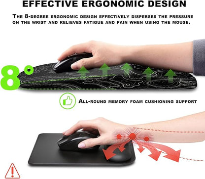 Ergonomic Mouse Pad with Massage Dot, Comfortable Computer Mouse Pad - Image 5