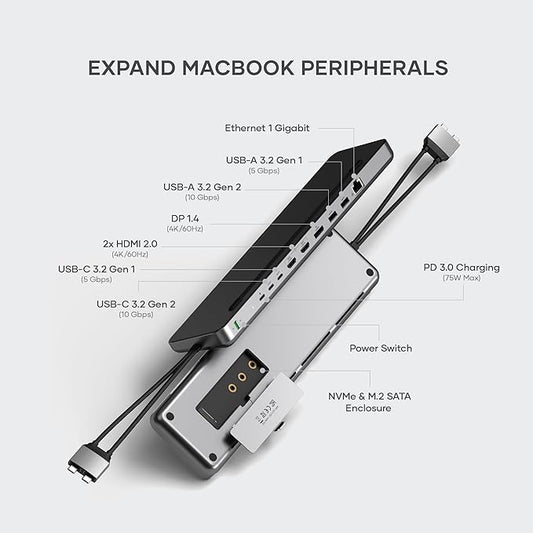 Satechi Dual USB C Docking Station and Stand - Image 2