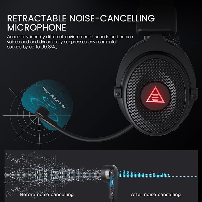 EKSA USB Gaming Headset for PC - Image 5
