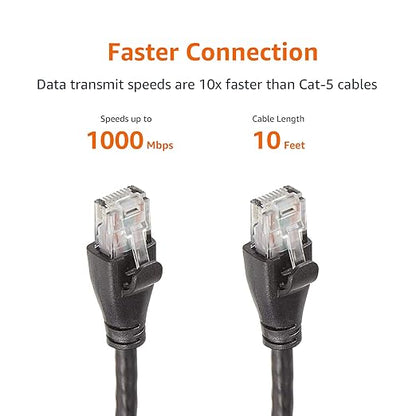 Amazon Basics RJ45 Cat-6 Ethernet Patch Cable, 1Gpbs Transfer Speed, Network - Image 6