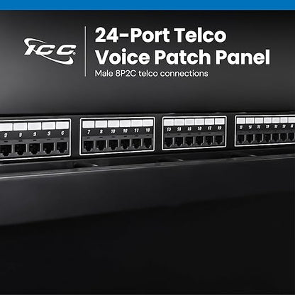 ICC Voice 8P2C Telco Patch Panel - Image 2