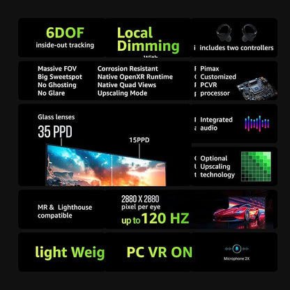 Pimax Crystal Light PCVR Headset Partial Payment Version - Image 4