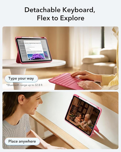 ESR iPad 11th 2025/10th Gen Flex Keyboard Case, Ultra-Light Magnetic Detachable - Image 3