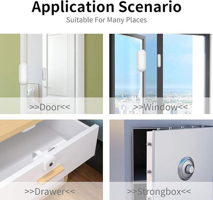 Door Window Alarm Sensors, Smart Life Tuya APP Control & Instant App Alerts - Image 6