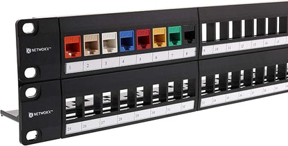 Networx 1U 24-Port Keystone Patch Panel - Image 4