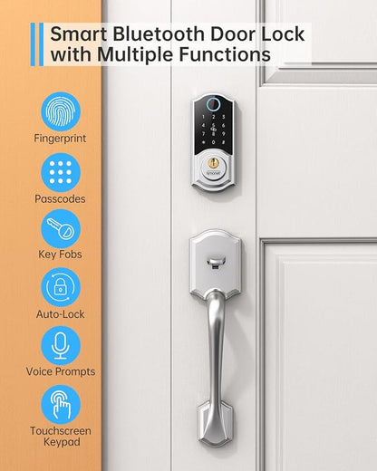 Smart Front Door Lock Set: SMONET Keyless Entry Door Lock - Image 4