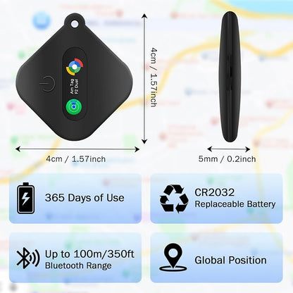 Dual System Bluetooth Tracker for iOS or Android-1Packs, Compatible - Image 3