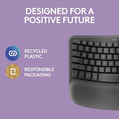 Logitech Wave Keys Wireless Ergonomic Keyboard - Image 9