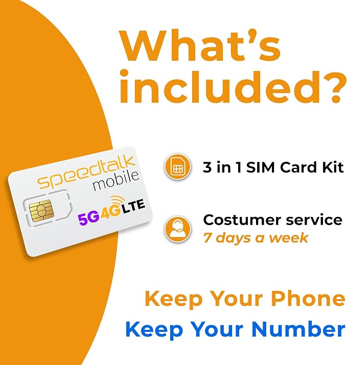 SpeedTalk Mobile Prepaid Cell Phone SIM Card - Image 7
