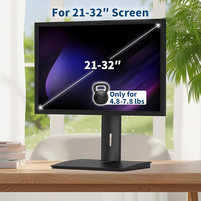 Vesa Monitor Stand with Spring-Adjustable Height, Rotation Vesa Stand, - Image 3