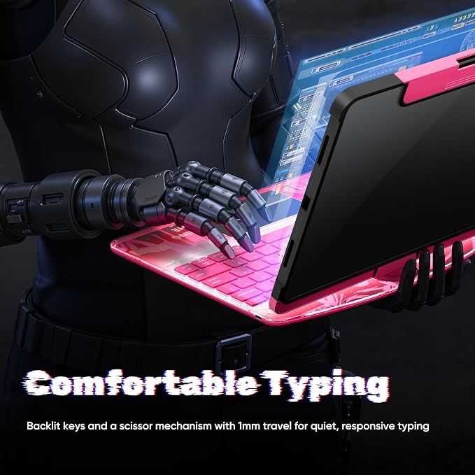 KITONE Transparent Case with Wireless Keyboard only - Image 5