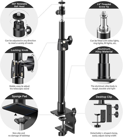 2-Pack Camera Desk Mount Stand - Image 5