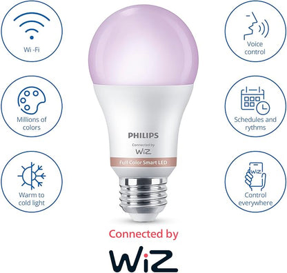 PHILIPS Smart Lighting Connected Light Bulbs, Color A19 60W 800LM E26 Indoor - Image 3