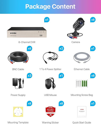 ZOSI 8CH 5MP Lite Security Camera System - Image 9