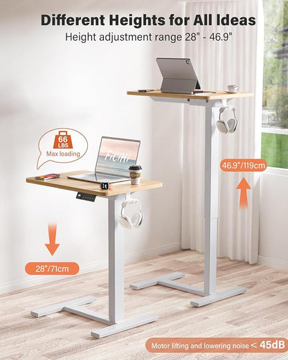 Mobile Standing Desk with Wheels - Image 6
