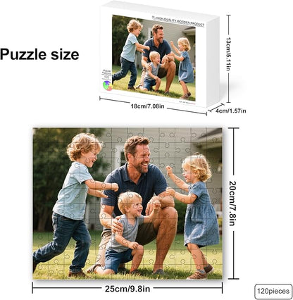 Custom Puzzle from Photos, Personalized Photo Puzzle 35/70/120/500/1000 Pieces - Image 2