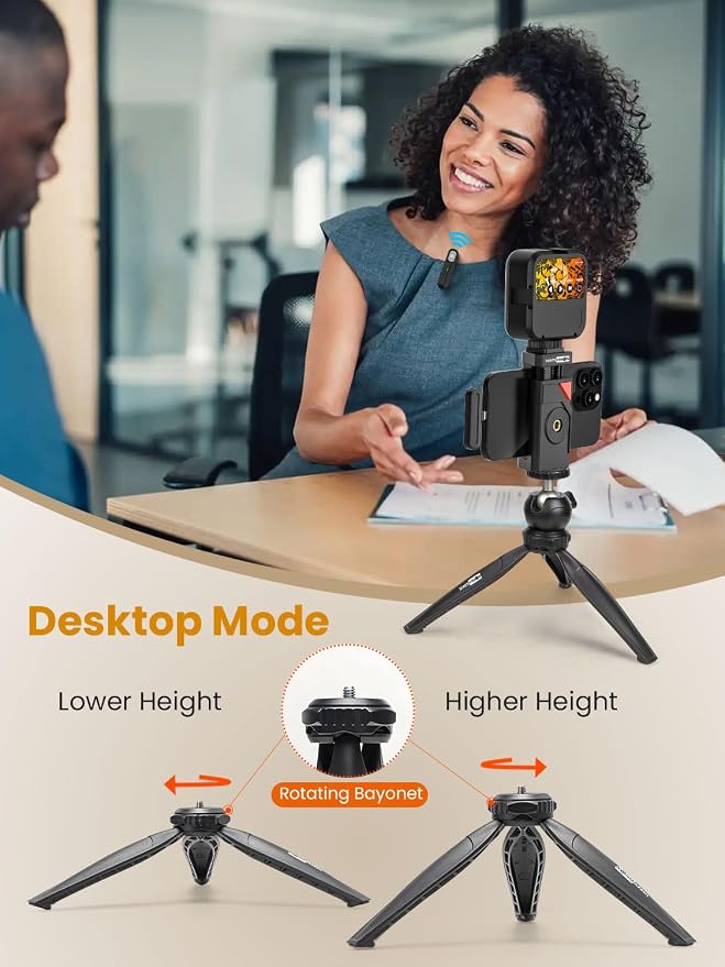 Upgraded Vlogging Kit w/Wireless Lavalier Microphone, YouTube Kit - Image 6