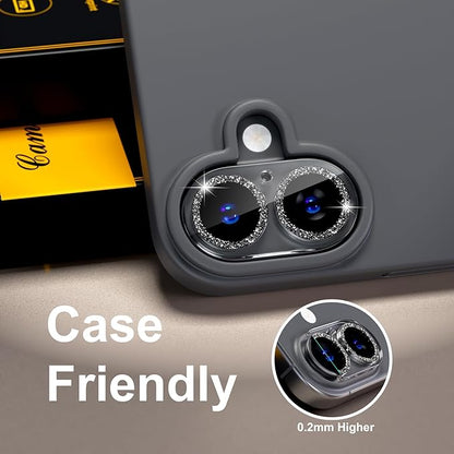 beuxece for 6 Pack iPhone 16 / iPhone 16 Plus Camera Lens Protector 9H Tempered - Image 6