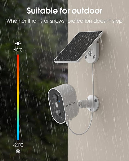 ARCCTV Security Camera Wireless Outdoor, 4MP Recharge Battery Powered WiFi - Image 7
