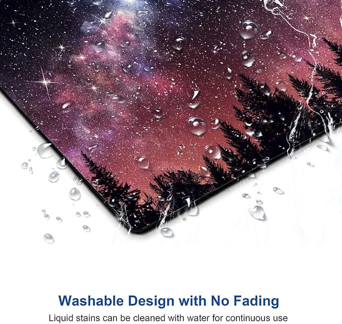Hokafenle Square Mouse Pad, Galaxy Mouse Pad, Mouse Mat Square Waterproof Mouse - Image 5