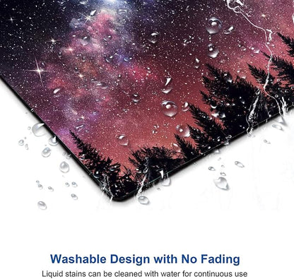 Hokafenle Square Mouse Pad, Galaxy Mouse Pad, Mouse Mat Square Waterproof Mouse - Image 5
