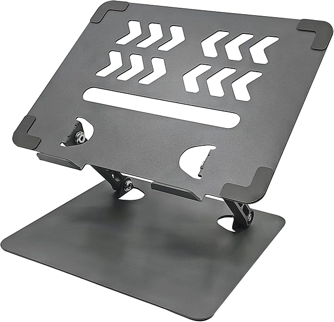 Home Studio Small Desktop Mixer Stand, Aluminum Portable Folding Heat by MusiinInstrumentAccessories