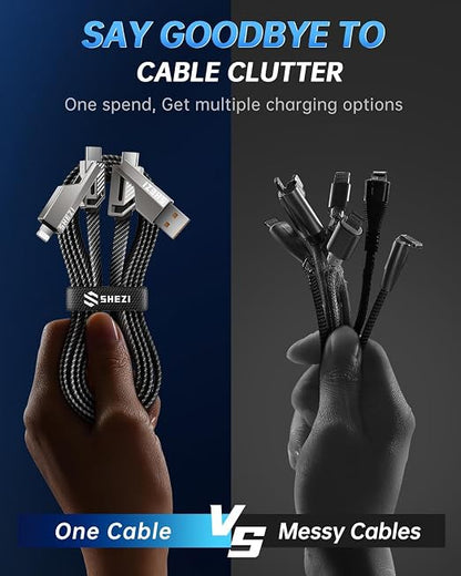 4-in-1 USB C Cable 45W 5FT Compatible - Image 3