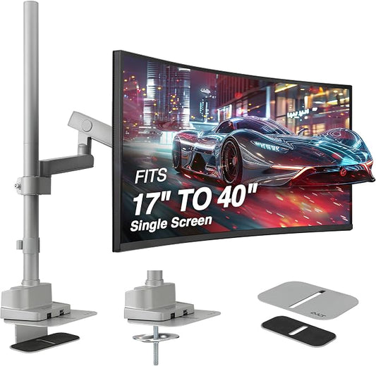 AVLT Single 40 Inch Monitor Arm Pole Top Mount by AVLT-USA