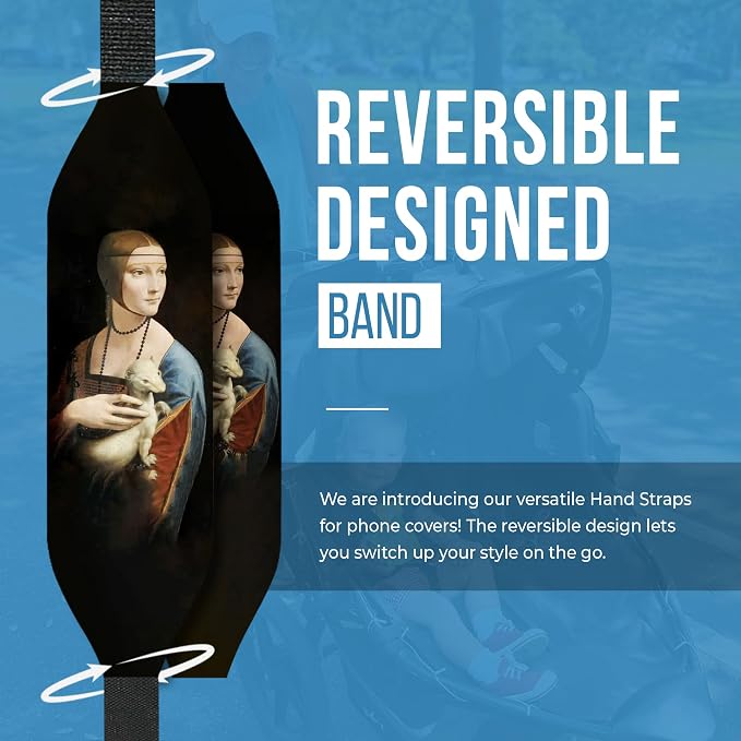 Customizable Universal Phone Grip Strap | Pack of 2 | Reversible Phone Hand - Image 2