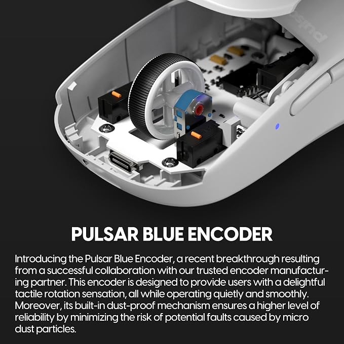 Pulsar Gaming Gears X2H Wireless Gaming Mouse, Ultra Lightweight 1.90 oz - Image 4