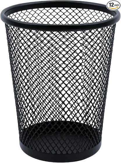 Desk Pencil Pen Holder, Wire Mesh Pen Cup Holder by HSYMQ