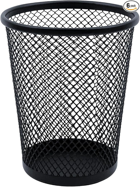 Desk Pencil Pen Holder, Wire Mesh Pen Cup Holder by HSYMQ