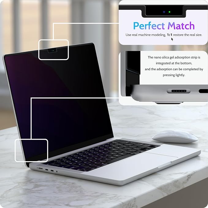 Magnetic Privacy Screen for MacBook Air 15 Inch - Image 6