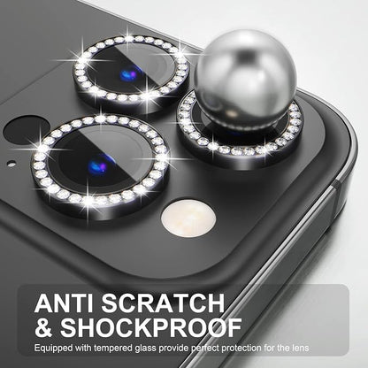Choiche [3+1 for iPhone 14 Pro/iPhone 14 Pro Max Camera Lens Protector Bling - Image 3