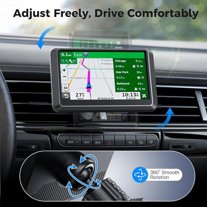 Garmin GPS Car Mount – Upgraded Metal Hook Air Vent Holder, 17mm Ball Air Vent - Image 4
