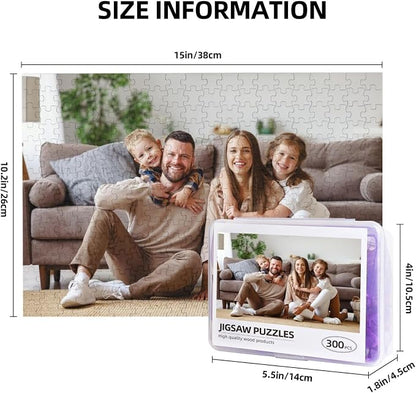 Custom Jigsaw Puzzle from Photos 300/500/1000 Pieces Personalized Wooden - Image 6