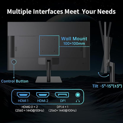 KTC 32 Inch 2K Computer Monitor, IPS 1440p Monitor - Image 8