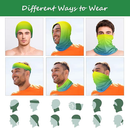 Geyoga 6 Pieces Summer UV Protection Cooling Neck Gaiter Face Clothing Neck - Image 4