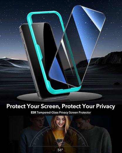 ESR 3 Pack for iPhone 16 Pro Max Privacy Screen Protector, Anti-spy - Image 2