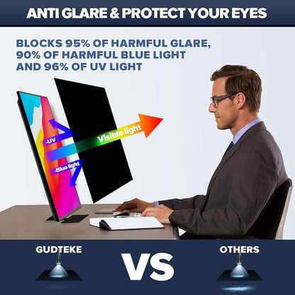 HD Computer Privacy Screen 21.5 inch, Upgraded Computer Privacy Screen - Image 5
