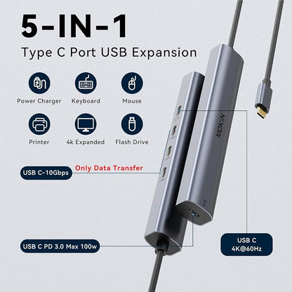 USB C Hub 10Gbps, MOKiN USB C Splitter - Image 2