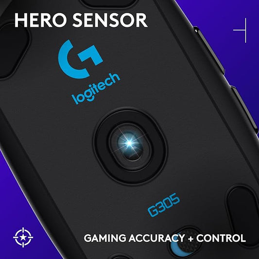 Logitech G305 LIGHTSPEED Wireless Gaming Mouse, Hero 12K Sensor, 000 DPI - Image 2