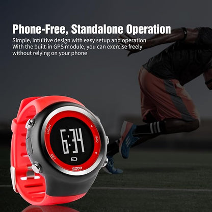 EZON GPS Running Watch with Distance Pace Alarm and Calorie Counter and - Image 4