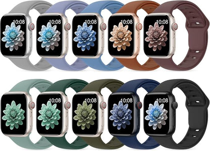 10 Pack Silicone Bands Compatible by UnleashJoyUnlockTrueLife