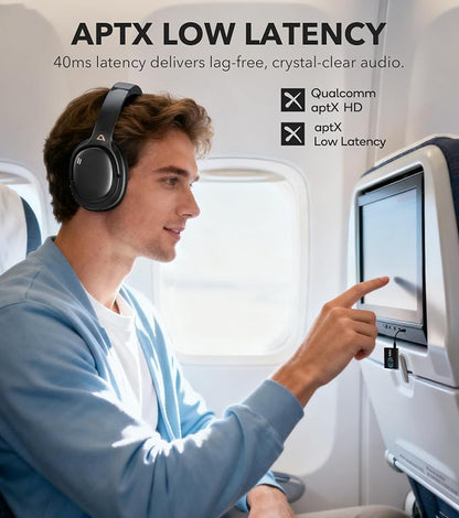 1Mii E700 Wireless Bluetooth Over Ear Headphones - Image 3