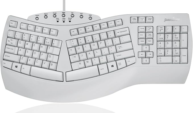 Perixx PERIBOARD-512W Periboard-512 Ergonomic Split Keyboard by PerixxComputerGmbH